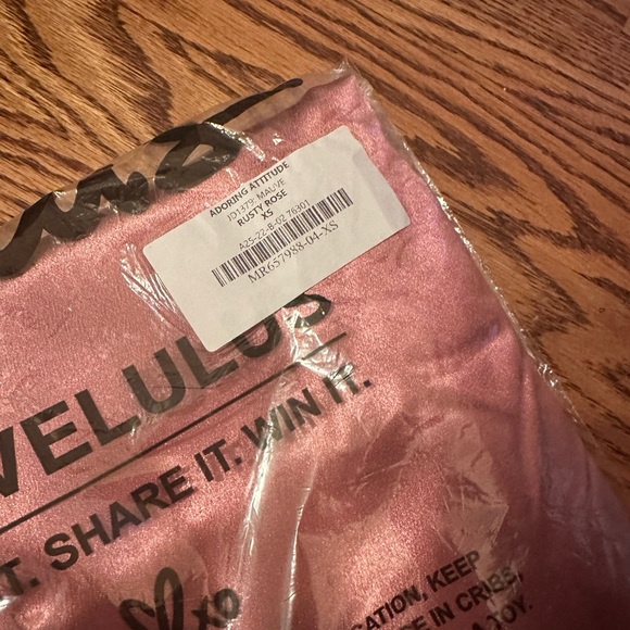 NWT Lulu’s Adoring Attitude Rusty Rose Satin Column Midi Dress - Picture 8 of 8